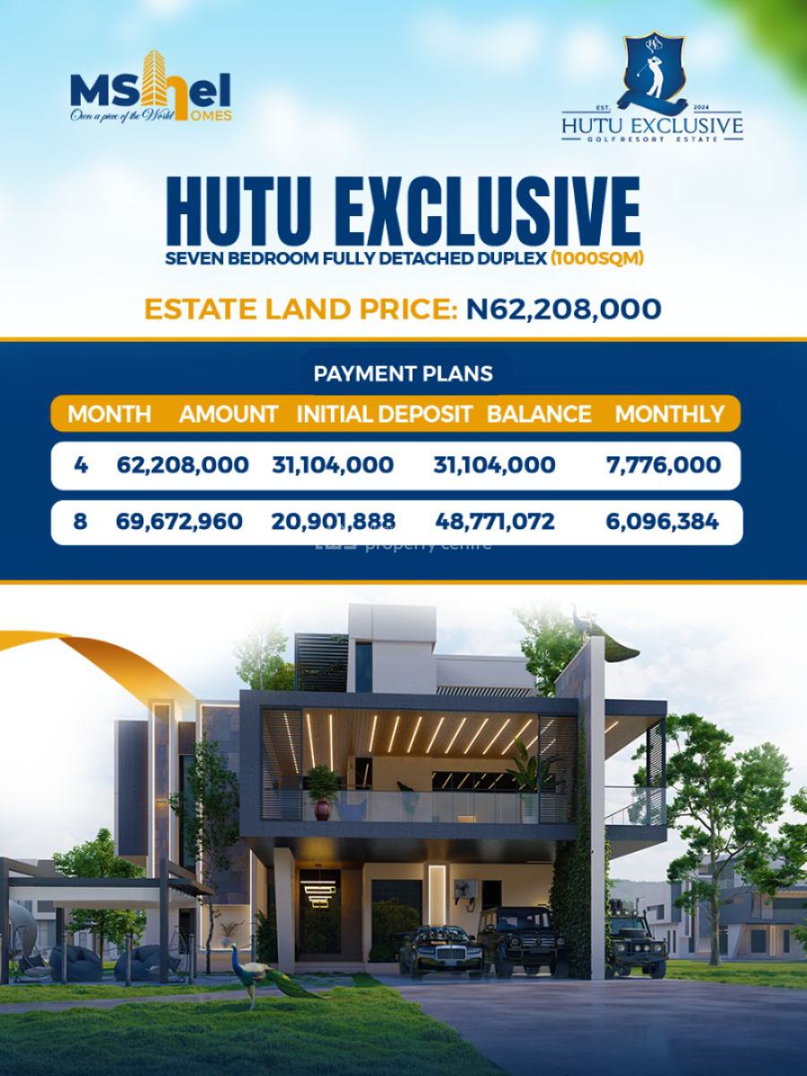 1000sqm Land in a Serene Location, Hutu Abuja, Airport Road, Before Centenary City, Lugbe District, Abuja, Residential Land for Sale