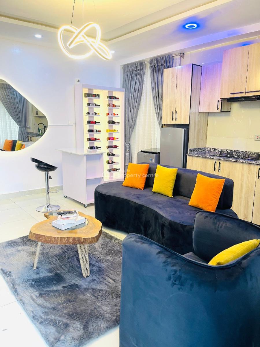 Cozy 1 Bedroom Apartment with Pool, Ikate, Lekki, Lagos, Mini Flat (room and Parlour) Short Let