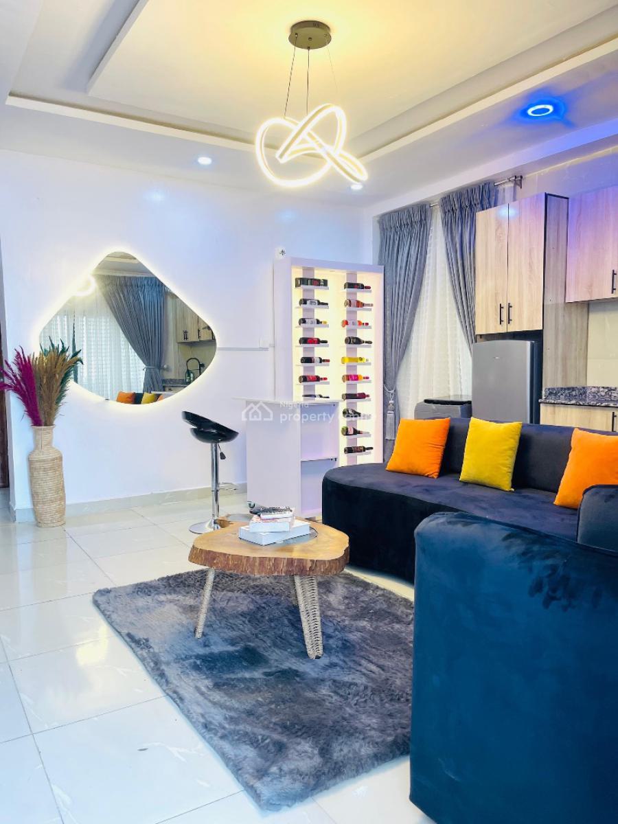 Cozy 1 Bedroom Apartment with Pool, Ikate, Lekki, Lagos, Mini Flat (room and Parlour) Short Let