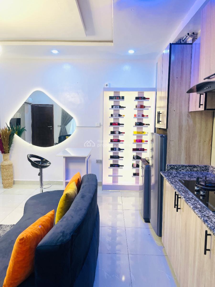 Cozy 1 Bedroom Apartment with Pool, Ikate, Lekki, Lagos, Mini Flat (room and Parlour) Short Let
