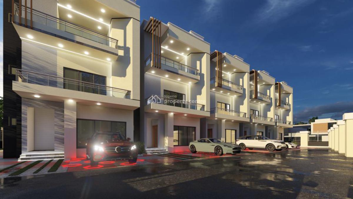 5 Bedrooms Terrace Duplex with Bq (corner-piece) Semi Finished, Katampe (main), Katampe, Abuja, Terraced Duplex for Sale