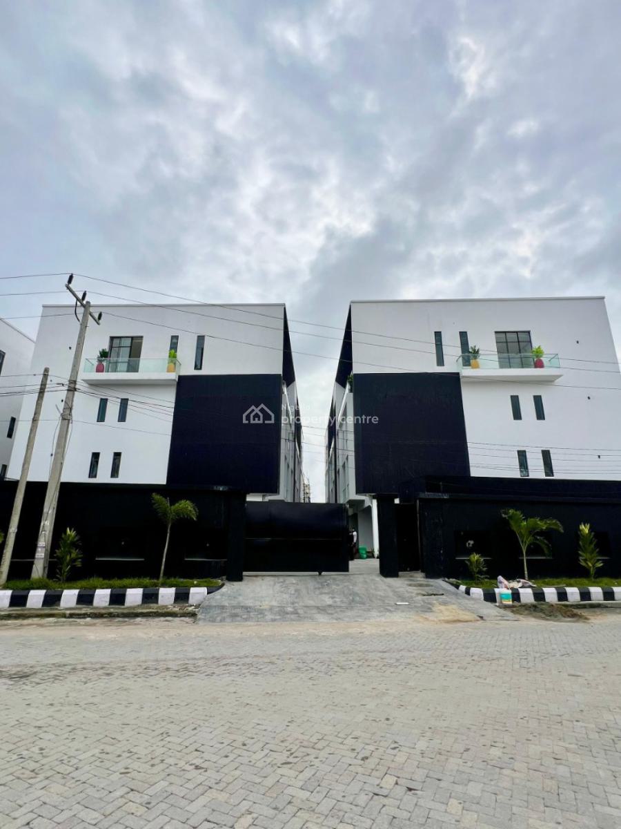 Exquisite 4 Bedroom Terrace Duplex with Pool, Ikate, Lekki, Lagos, Terraced Duplex for Sale