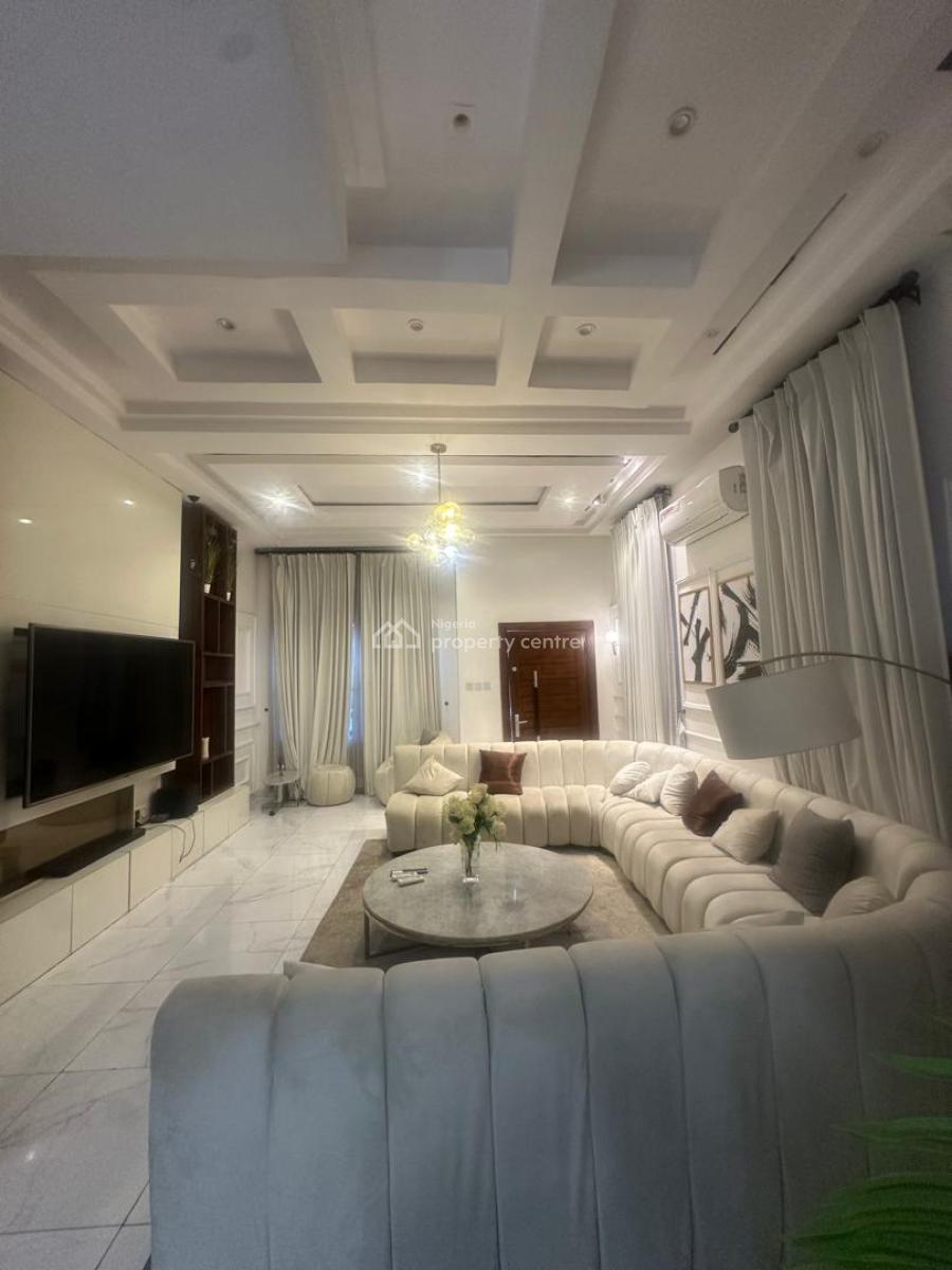 Fully Furnished 4 Bedroom Duplex with a Bq, Canel West Estate, Osapa, Lekki, Lagos, Detached Duplex for Rent