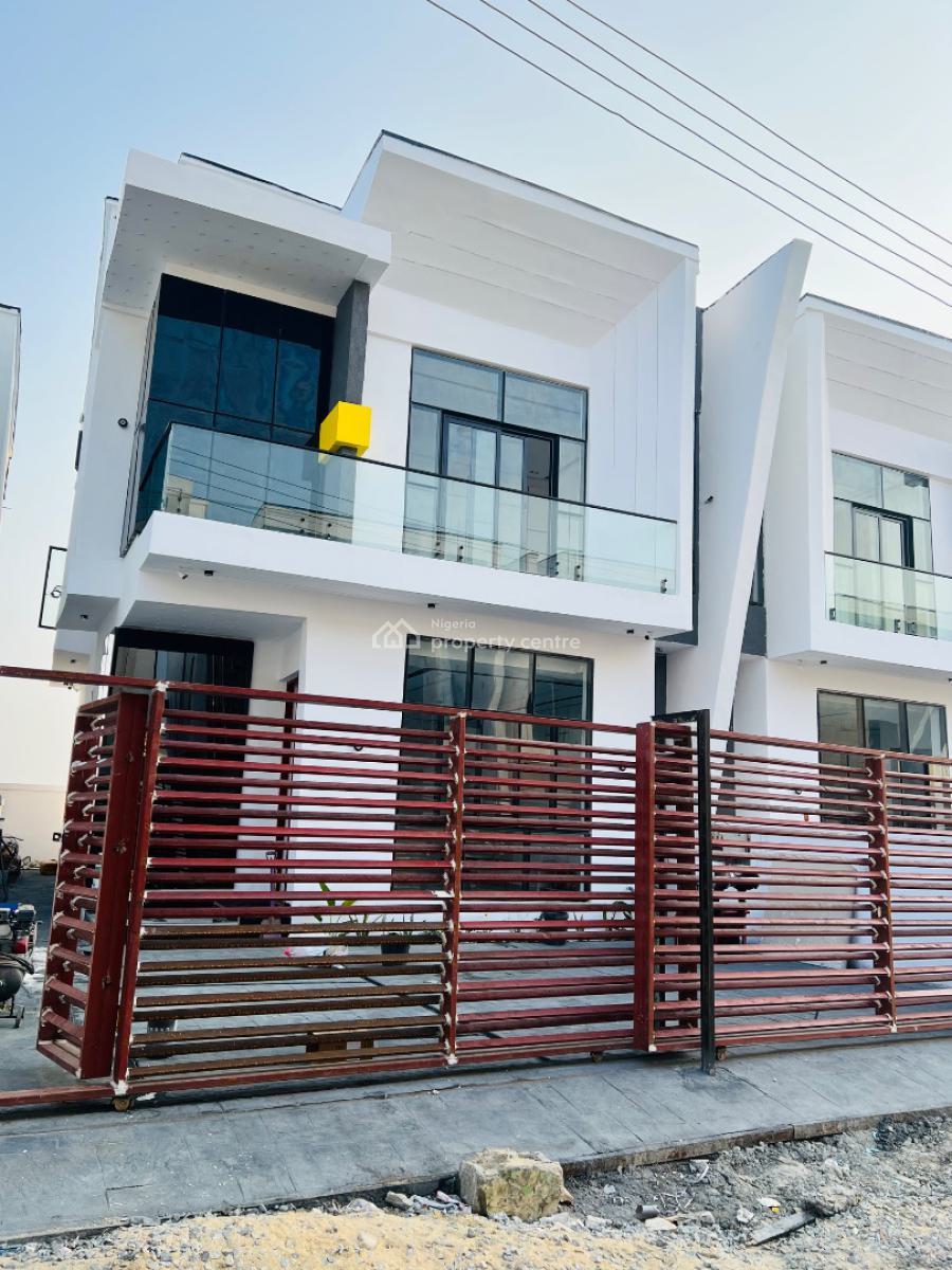 Beautiful 4 Bedroom Semi Detached Duplex with a Bq in a Secured Estate, Lekki Palm City, Ajah, Lagos, Semi-detached Duplex for Sale