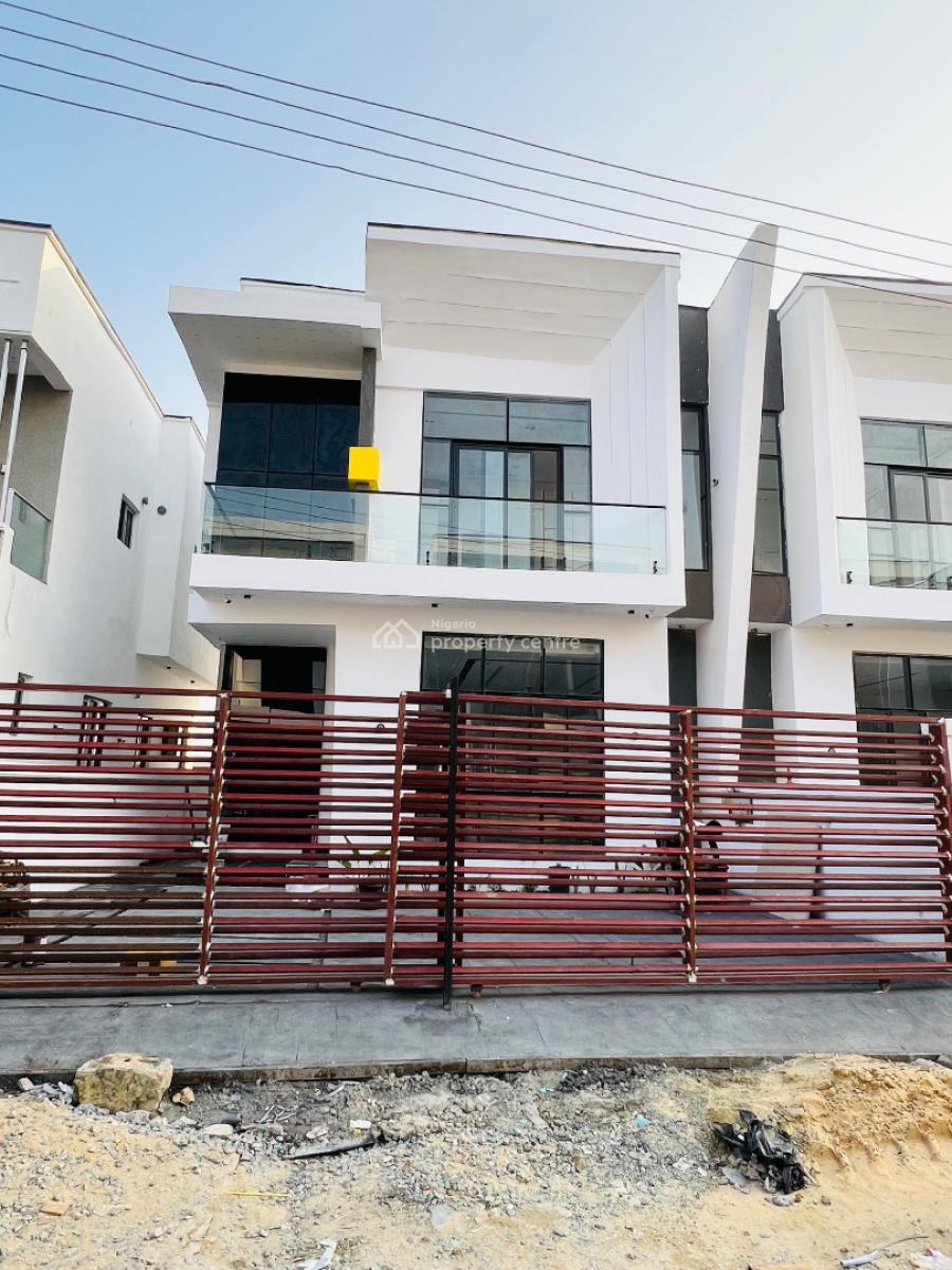 Beautiful 4 Bedroom Semi Detached Duplex with a Bq in a Secured Estate, Lekki Palm City, Ajah, Lagos, Semi-detached Duplex for Sale