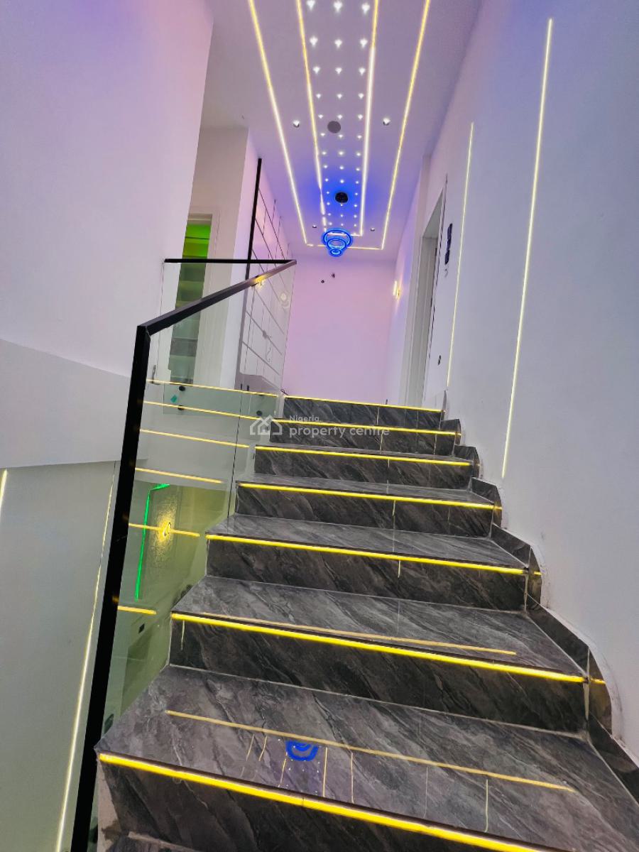 Beautiful 4 Bedroom Semi Detached Duplex with a Bq in a Secured Estate, Lekki Palm City, Ajah, Lagos, Semi-detached Duplex for Sale
