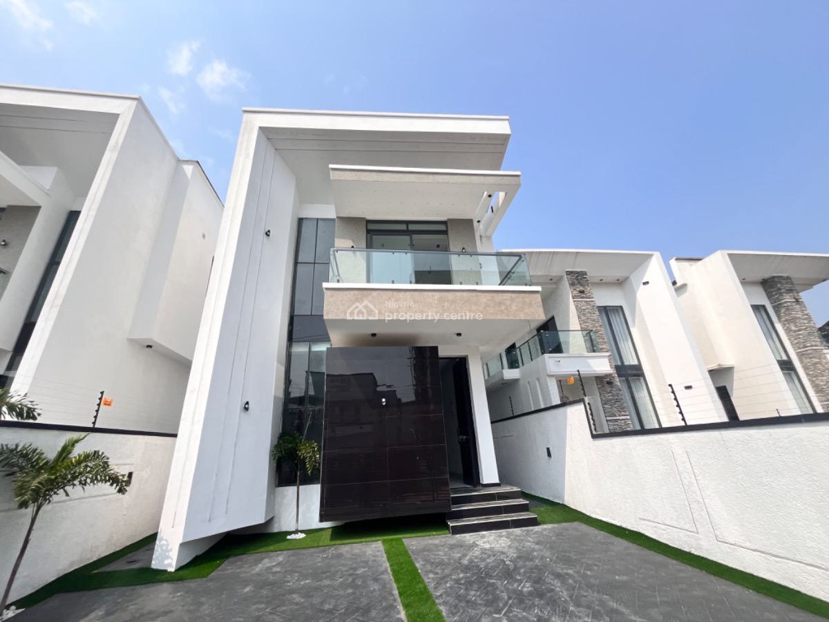 Luxury 5 Bedroom Fully Detached Duplex with Bq& Pool Available at Ajah, Ajah Lekki Lagos, Ajah, Lagos, Detached Duplex for Sale