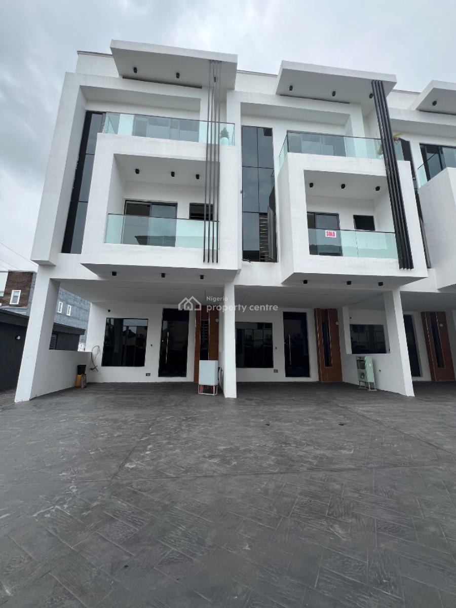 Lovely  4 Bedroom Terraced Duplex with Amazing Facilities, Osapa London, Osapa, Lekki, Lagos, Terraced Duplex for Sale