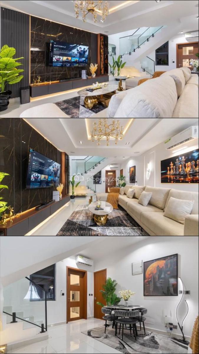 Luxury 4 Bedroom Terrace  Apartment in Lekki 1 Available From Today (p, Lekki Phase 1, Lekki, Lagos, Flat / Apartment Short Let