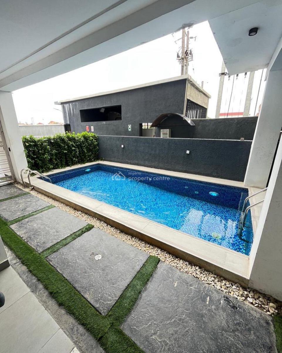 Lovely 4 Bedroom Terrace Duplex with Swimming Pool and Bq, Osapa London, Osapa, Lekki, Lagos, Terraced Duplex for Sale