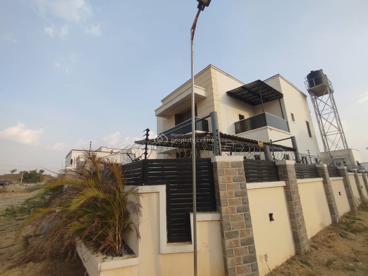 Newly 5 Bedroom Fully Detached Duplex with Security House, Lugbe District, Abuja, Detached Duplex for Rent