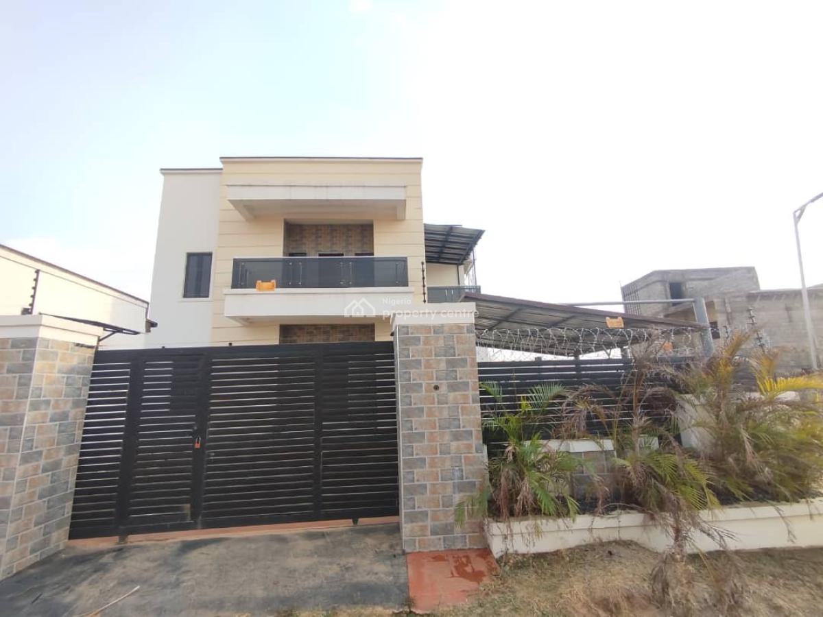 Newly 5 Bedroom Fully Detached Duplex with Security House, Lugbe District, Abuja, Detached Duplex for Rent