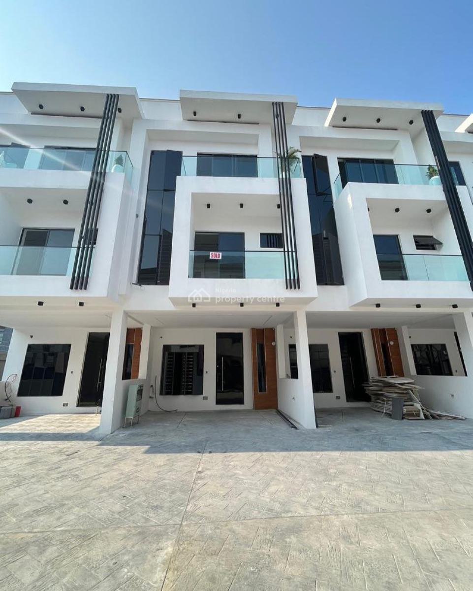 Stunning 4 Bedroom Terrace Duplex with Bq, Osapa London, Osapa, Lekki, Lagos, Terraced Duplex for Sale