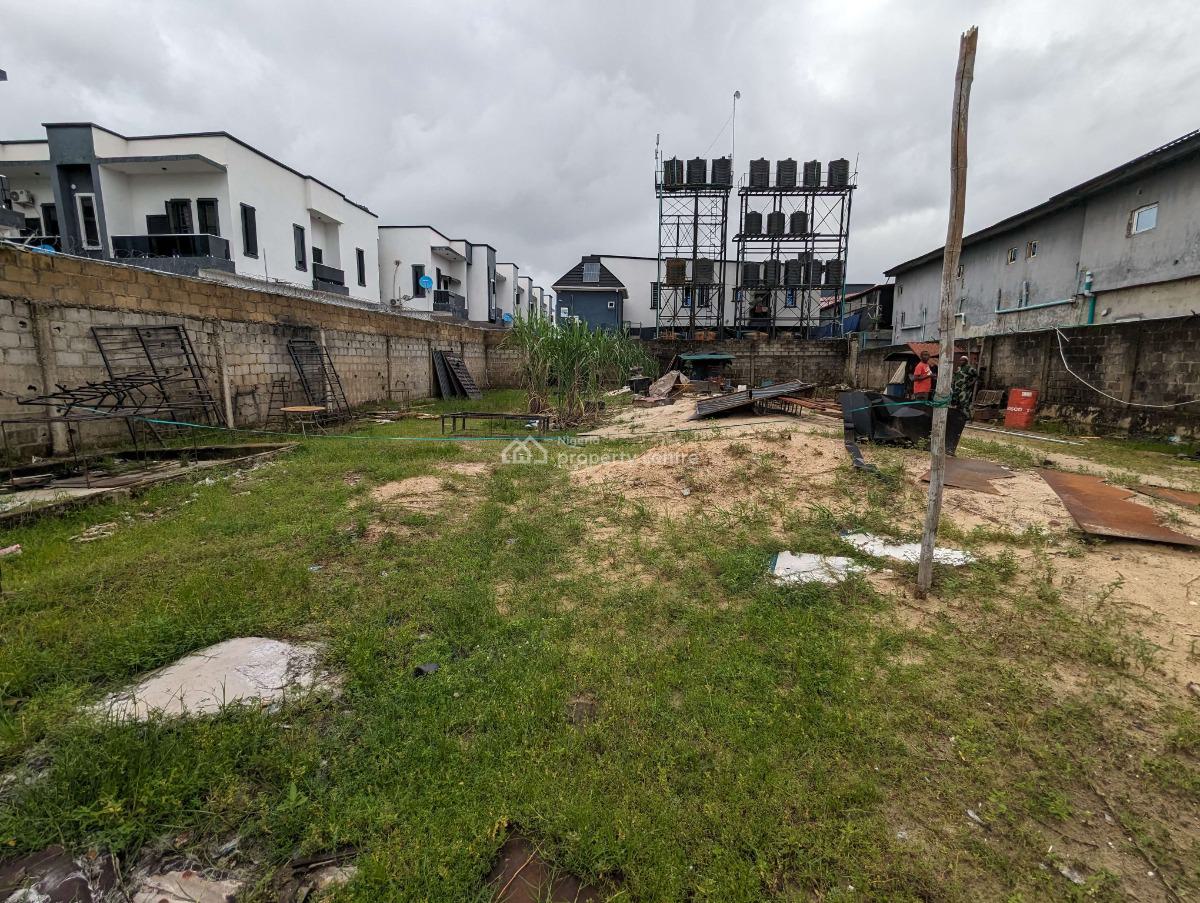 L-shaped 1207 Sqm Fenced Land with Deed, Addo Road, Ajah, Lagos, Mixed-use Land for Sale