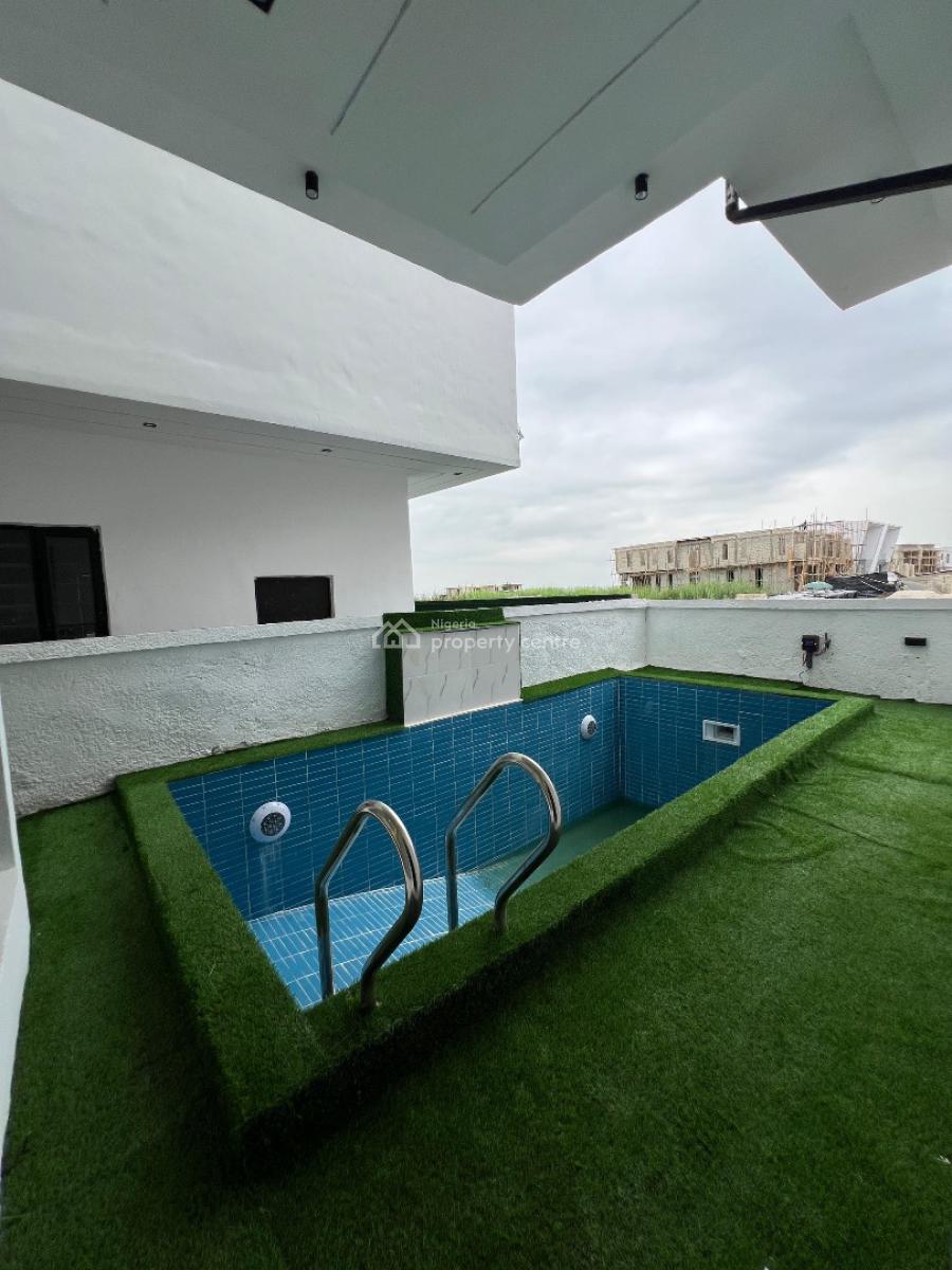 Exquisite 5 Bedroom Detached Duplex with Swimming Pool and Bq, Ajah, Lagos, Detached Duplex for Sale