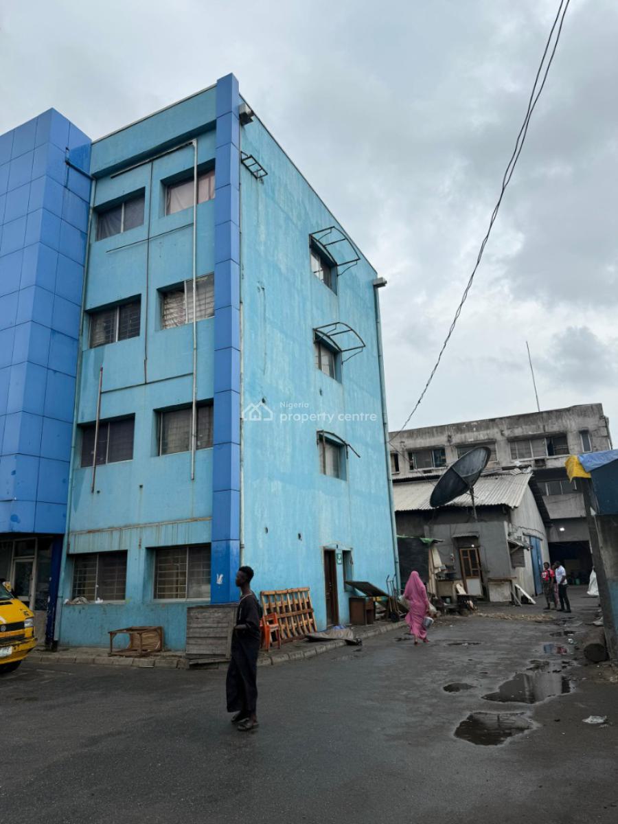 3 Floors of 300 Sqm Office Space with 519sqm Warehouse, Apapa, Lagos, Commercial Property for Rent