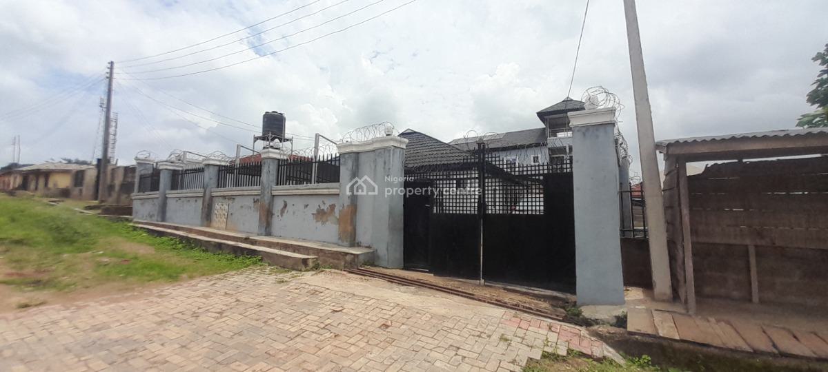 a Well Built 4 Bedroom Bungalow Owner Built, Off Araromi Road in Owode Town, Ede North, Osun, Detached Bungalow for Sale