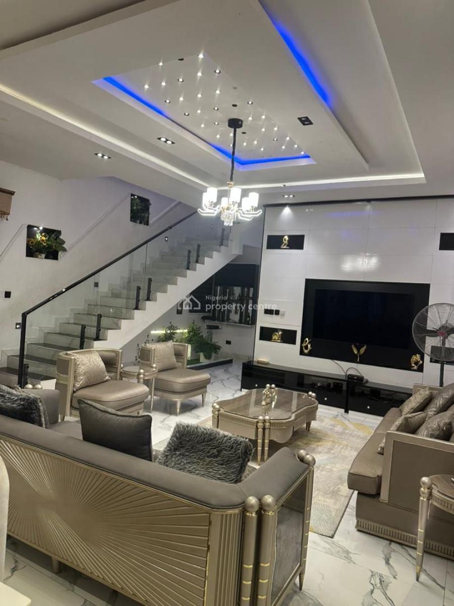 Fully Furnished 4 Bedroom Detached with Bq, Lekki Palms City, Ajah, Lagos, Detached Duplex for Sale