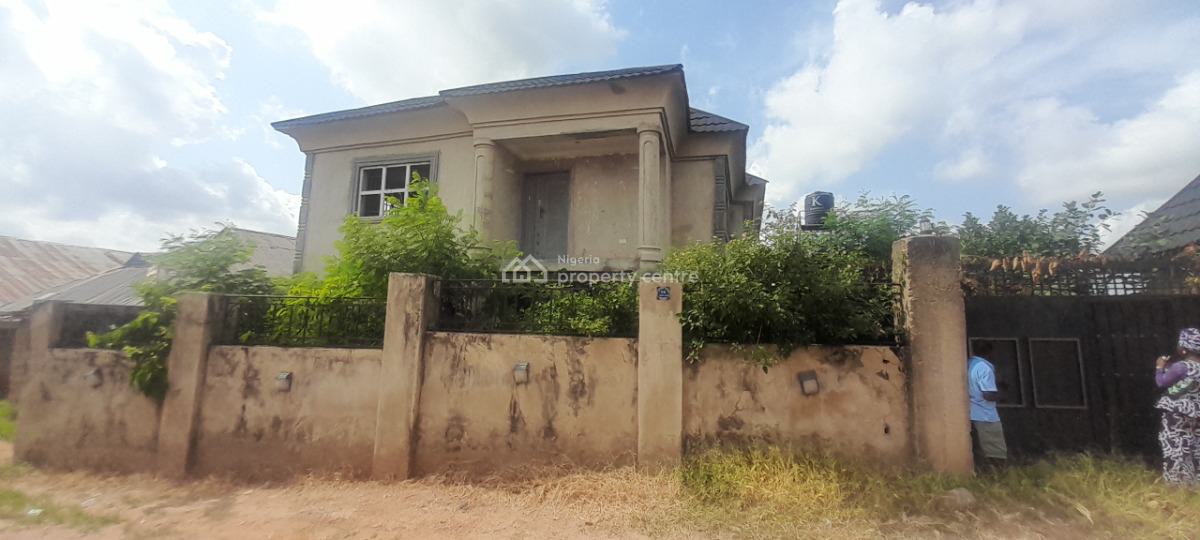 Uncompleted 4 Bedroom Detached House, Gloryland Estate Aburo Lane 2 Aburo Street, Elebu Ireakari, Ibadan, Oyo, Detached Duplex for Sale