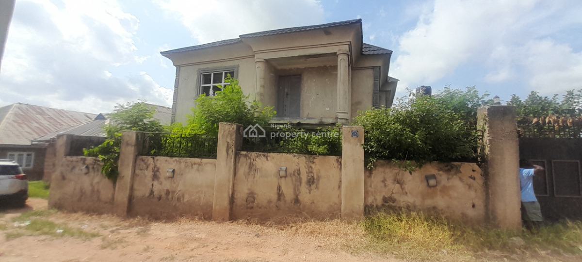 Uncompleted 4 Bedroom Detached House, Gloryland Estate Aburo Lane 2 Aburo Street, Elebu Ireakari, Ibadan, Oyo, Detached Duplex for Sale