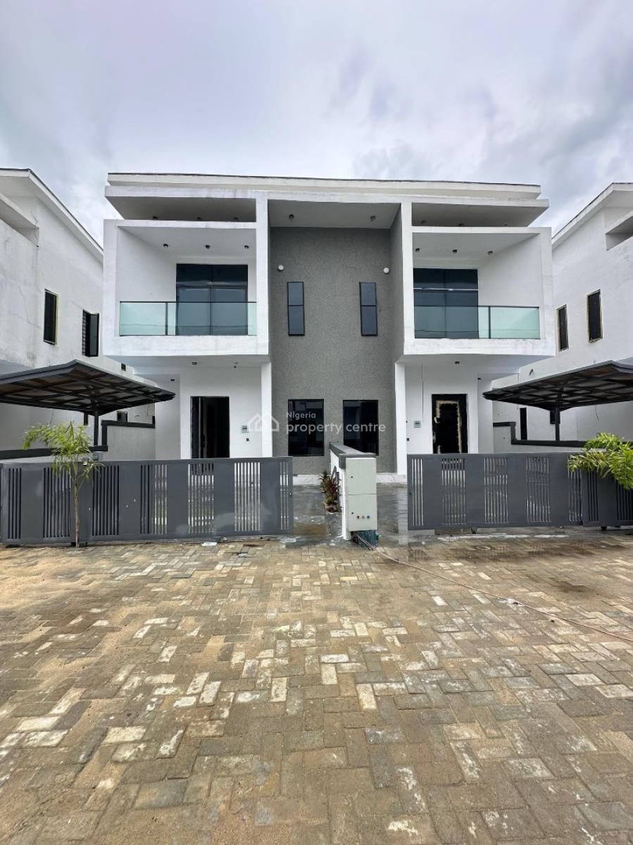 Newly Built 4 Bedroom Semi Detached Duplex with Bq, Orchid, Lekki, Lagos, Semi-detached Duplex for Sale