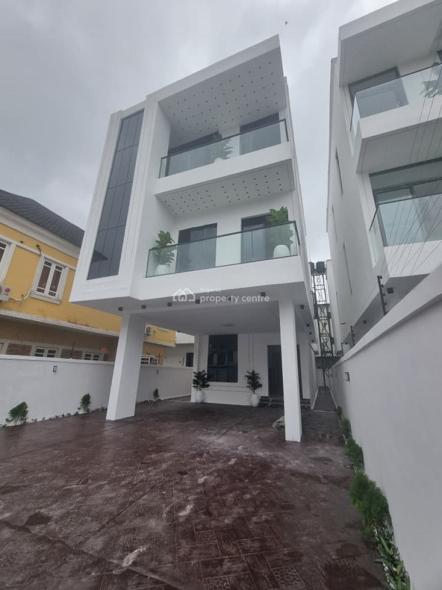 5 Bedrooms Fully  Detached House with Bq, Chevron, Lekki, Lagos, Detached Duplex for Sale