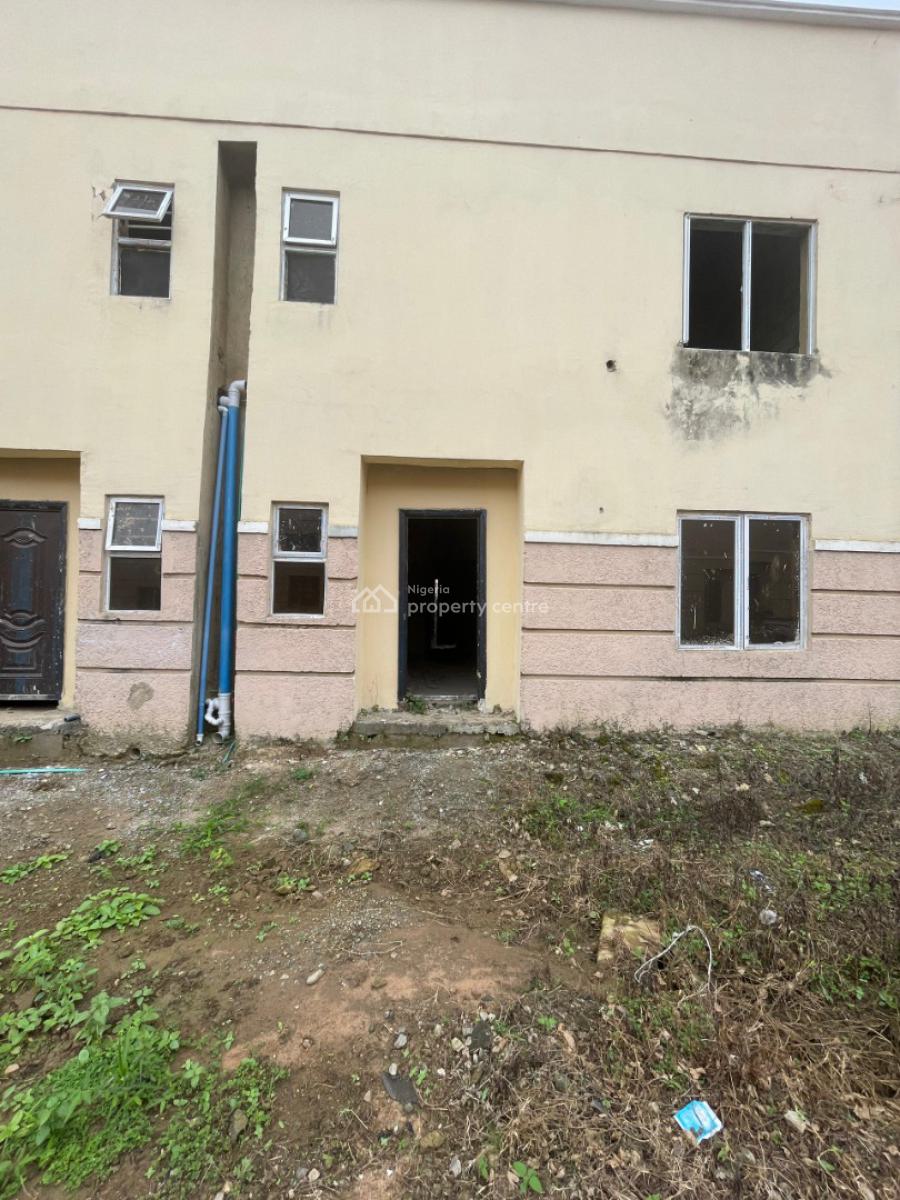 4bedroom Semi Finished Terrace Duplex in an Estate, Lifecamp District, Life Camp, Abuja, Terraced Duplex for Sale