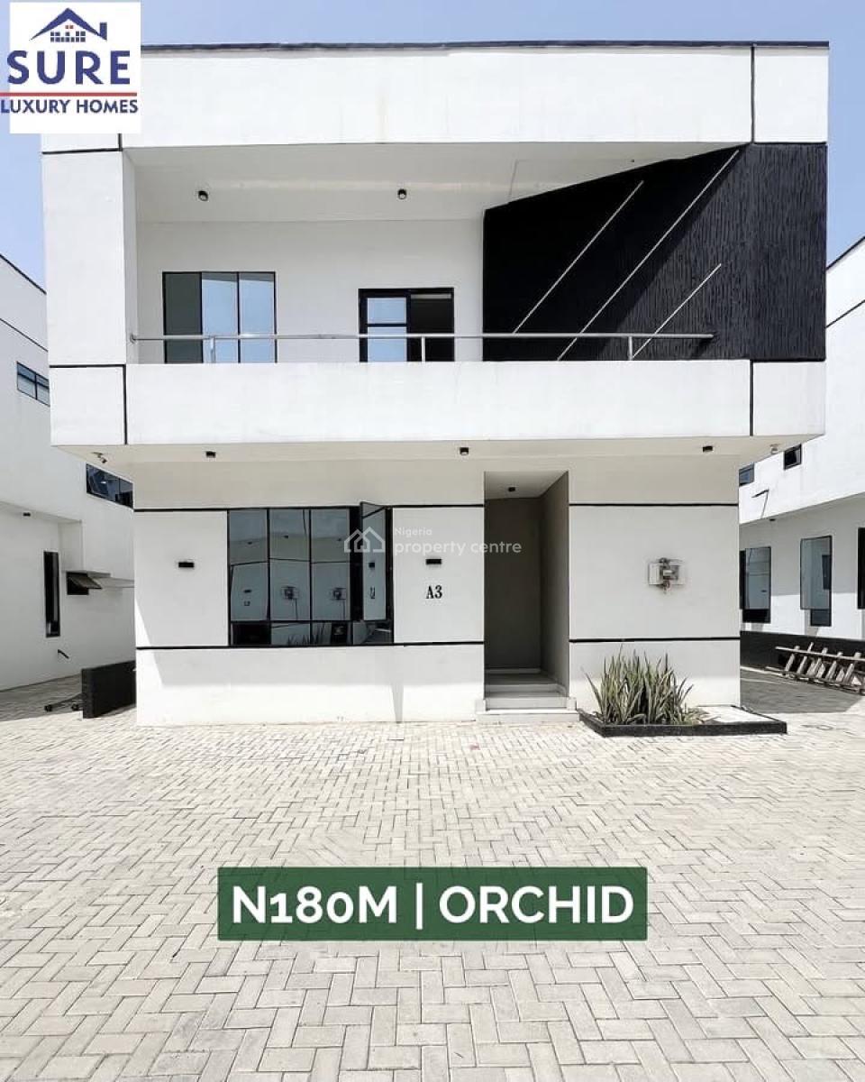 Serviced 4 Bedroom Detached Duplex in an Estate, Orchid Hotel Road, Lekki, Lagos, Detached Duplex for Sale