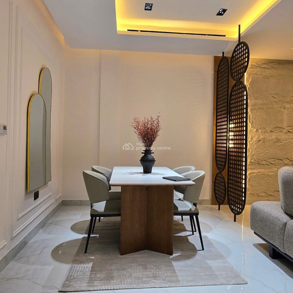 Smartly Built 3 Bedroom Fully Furnished Apartment,pool,cinema,cctv,gym, Serene and Well Secured Neighborhood, Wuye, Abuja, Flat / Apartment for Sale