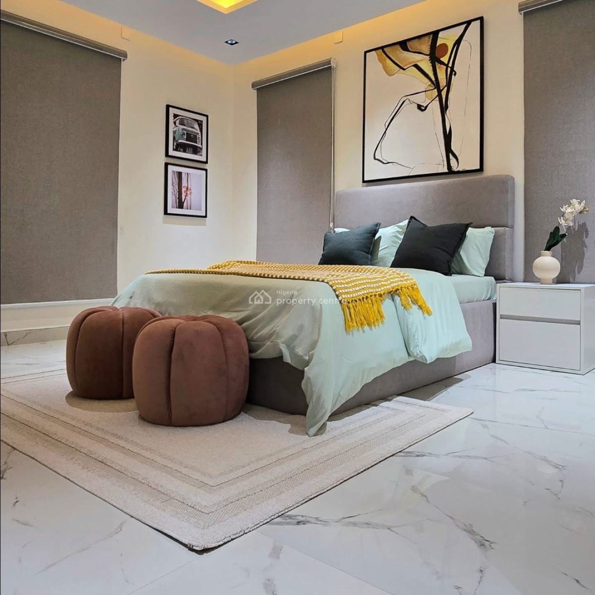 Smartly Built 3 Bedroom Fully Furnished Apartment,pool,cinema,cctv,gym, Serene and Well Secured Neighborhood, Wuye, Abuja, Flat / Apartment for Sale