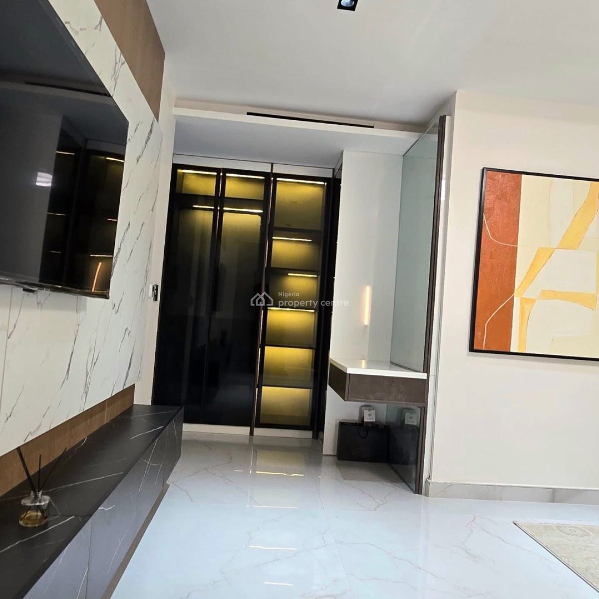 Smartly Built 3 Bedroom Fully Furnished Apartment,pool,cinema,cctv,gym, Serene and Well Secured Neighborhood, Wuye, Abuja, Flat / Apartment for Sale
