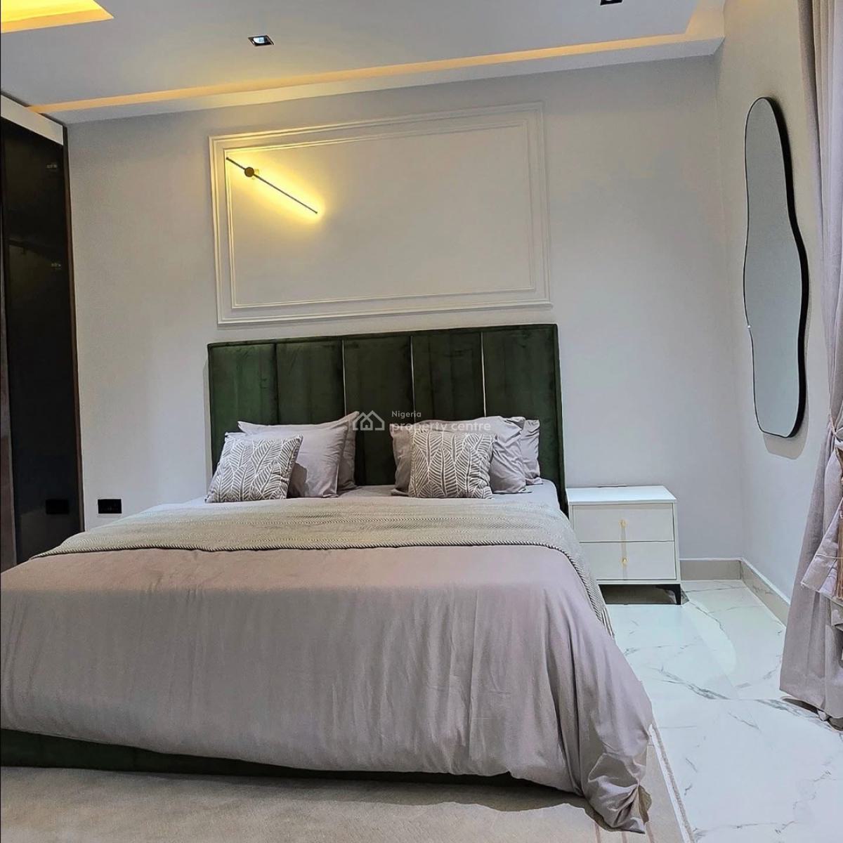 Smartly Built 3 Bedroom Fully Furnished Apartment,pool,cinema,cctv,gym, Serene and Well Secured Neighborhood, Wuye, Abuja, Flat / Apartment for Sale