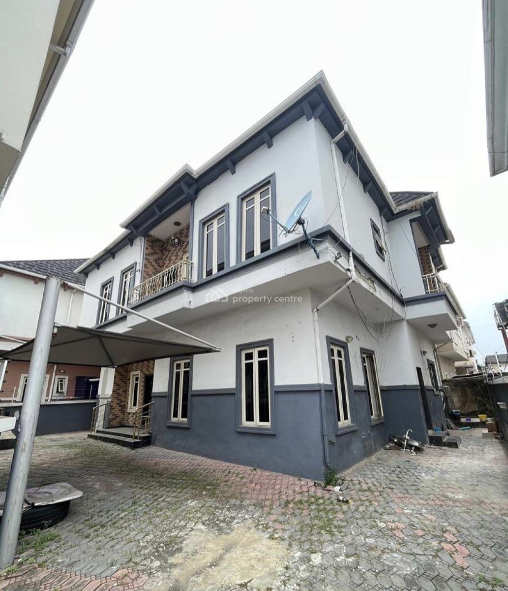 Stunning 5 Bedroom Detached Duplex with Bq, Chevron, Lekki, Lagos, Detached Duplex for Sale
