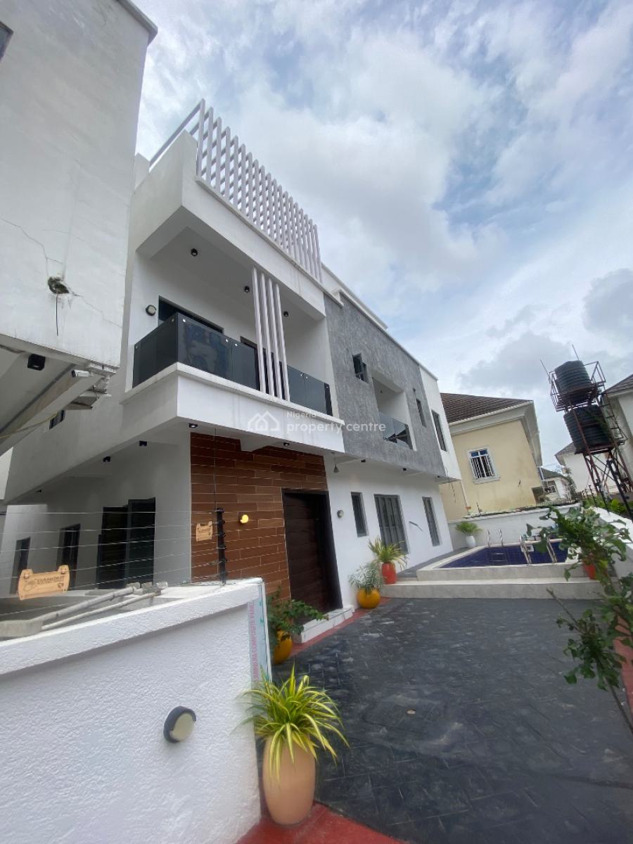 Exclusive 5 Bedroom Detached Duplex with a Bq, Cinema, Pool and Gym, Addo Road, Ajah, Lagos, Detached Duplex for Sale