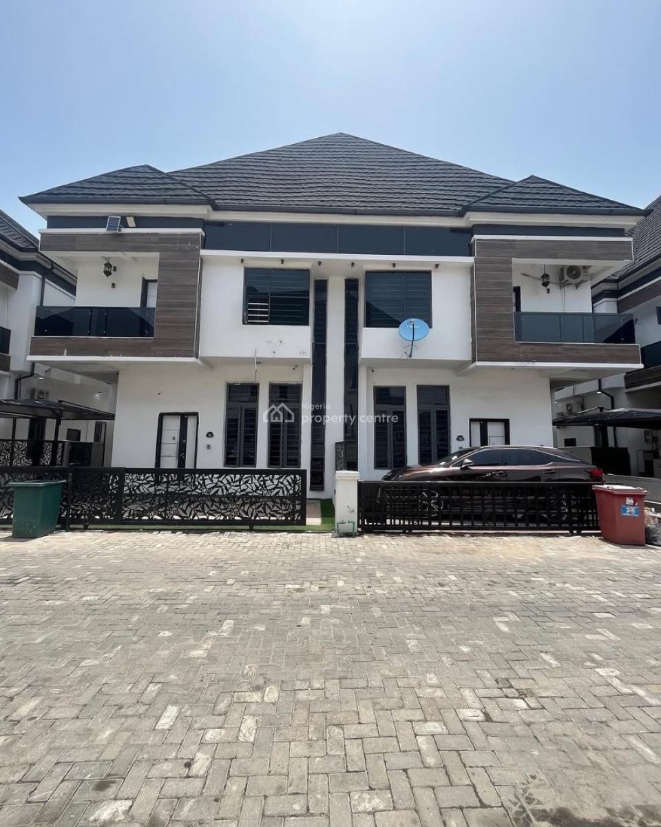 Lovely 4 Bedroom Semi Detached Duplex with Bq, Chevron, Lekki, Lagos, Semi-detached Duplex for Sale