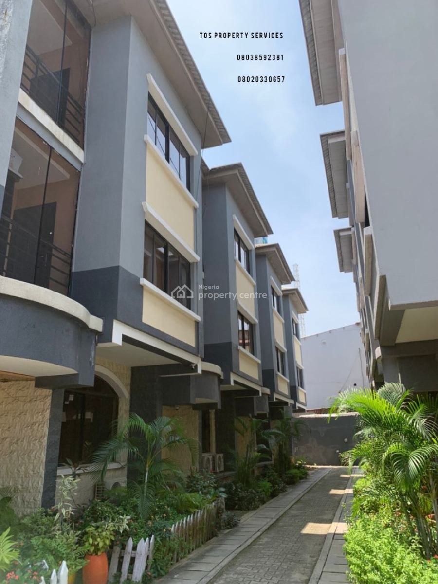4 Bedroom Terrace Duplex & Bq, Off Ahmadu Bello Way, Victoria Island (vi), Lagos, Terraced Duplex for Rent
