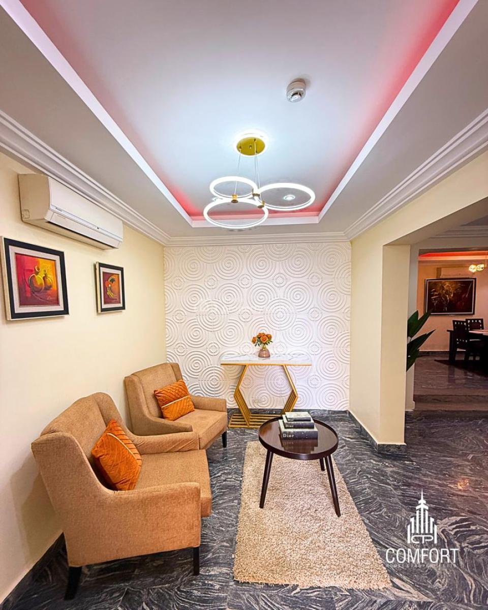Serviced 4 Bedroom Semi-detached Duplex with Bq, Asokoro District, Abuja, Semi-detached Duplex for Rent