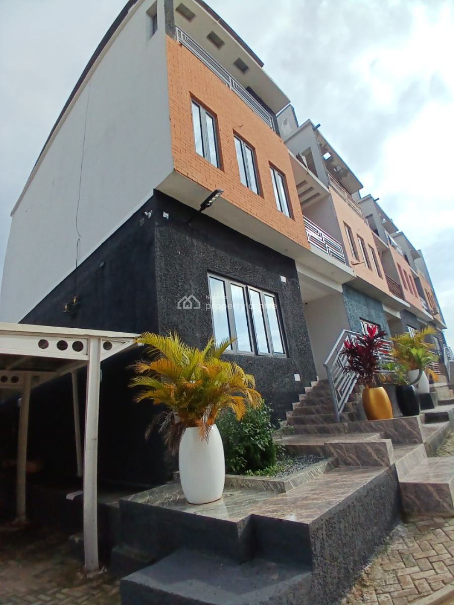 Brand New 4 Bedroom Terrace Duplex with 1room Bq, Diplomatic Zone, Guzape District, Abuja, Terraced Duplex for Sale