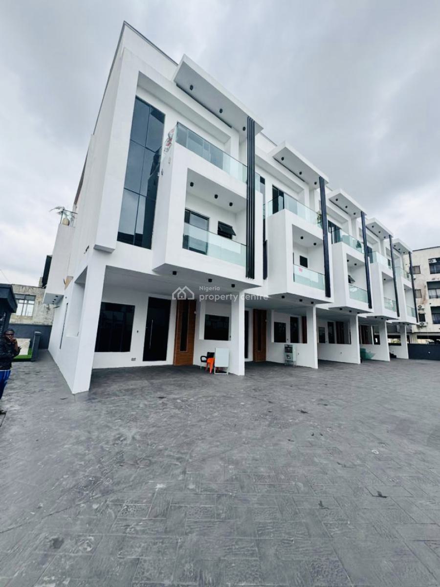 Contemporary 4 Bedroom Terrace Duplex, Osapa, Lekki, Lagos, Terraced Duplex for Sale