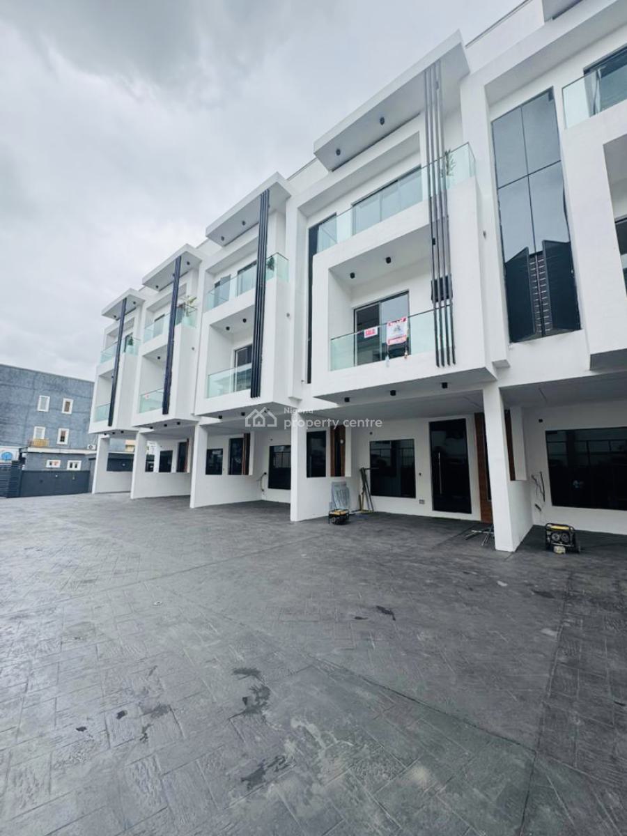 Contemporary 4 Bedroom Terrace Duplex, Osapa, Lekki, Lagos, Terraced Duplex for Sale