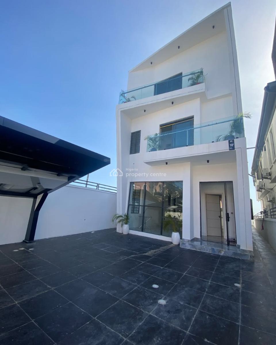 5 Bed Fully Detached Duplex with Bq, Swimming Pool - Gov. Consent, Tulip Haven Estate, Chevron Alternative Route, Lekki, Lagos, Detached Duplex for Sale