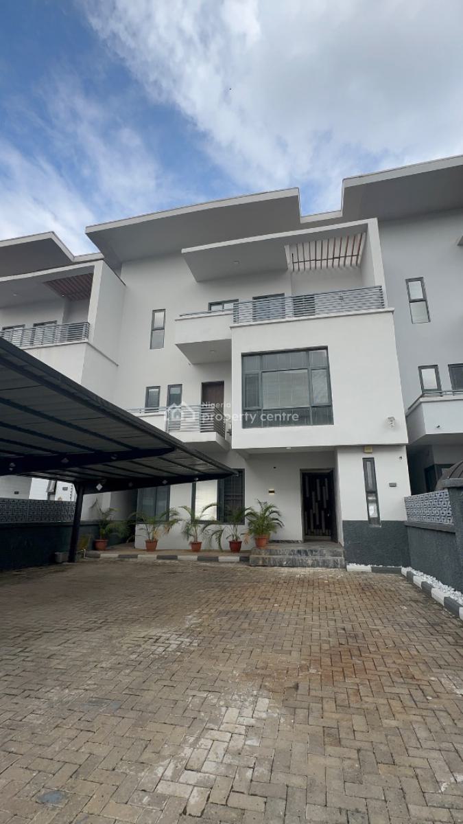 Furnished Contemporary 4bedroom Semi-detached 4bedroom Duplex with Bq, Guzape, Guzape District, Abuja, Semi-detached Duplex for Rent