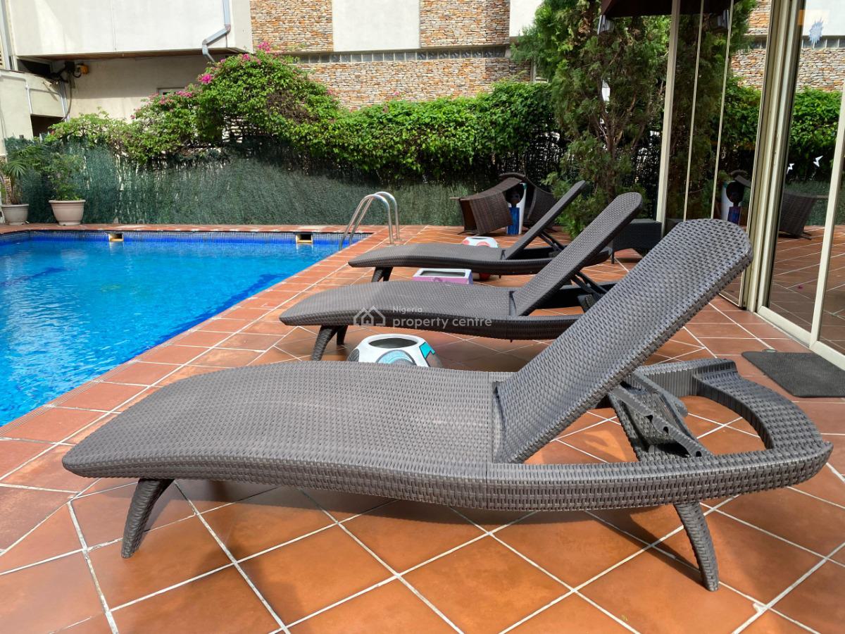 Furnished Lovely 3 Bedrooms Apartment, Off Bourdhilon, Ikoyi, Lagos, Flat / Apartment for Rent