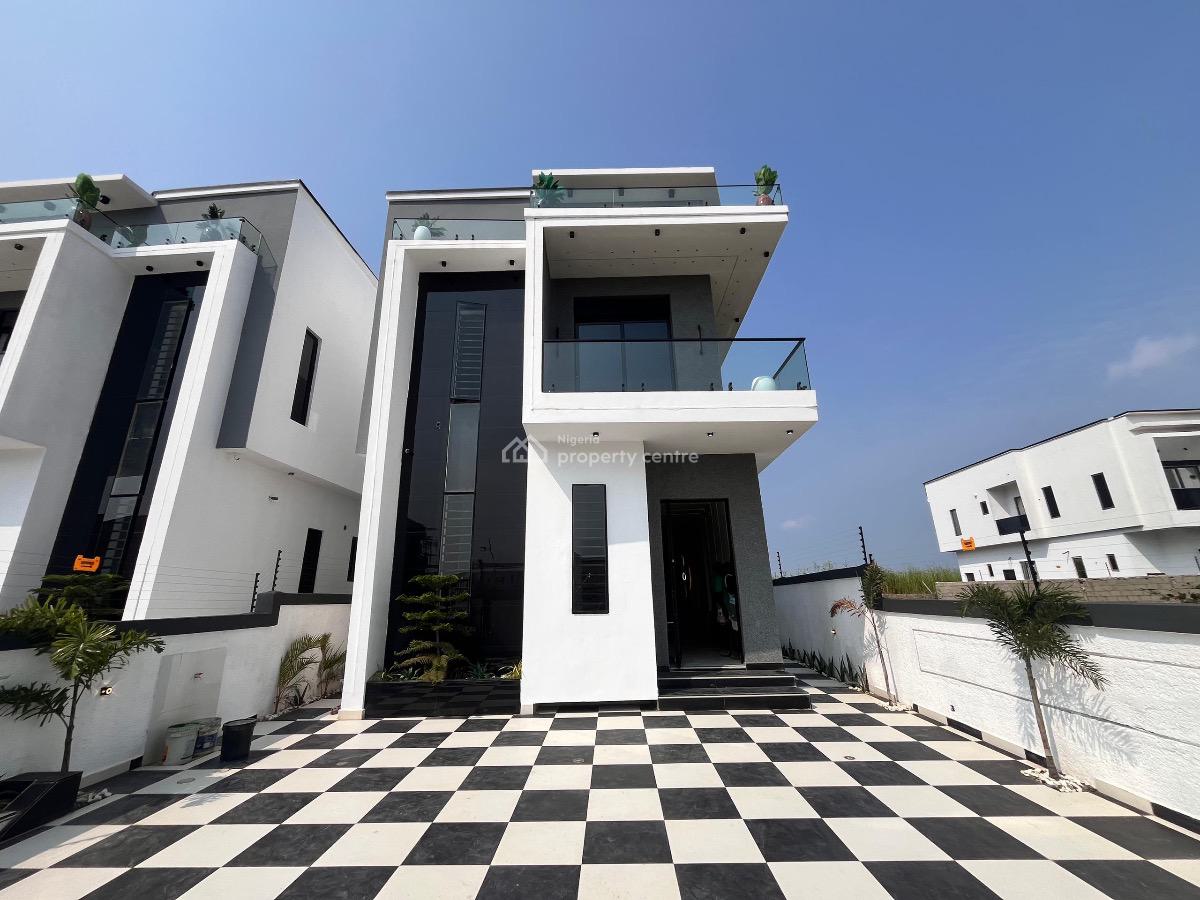 Gorgeous 5 Bedroom Fully Detached Duplex with Bq and Swimming Pool, Ajah, Lekki, Lagos, Detached Duplex for Sale