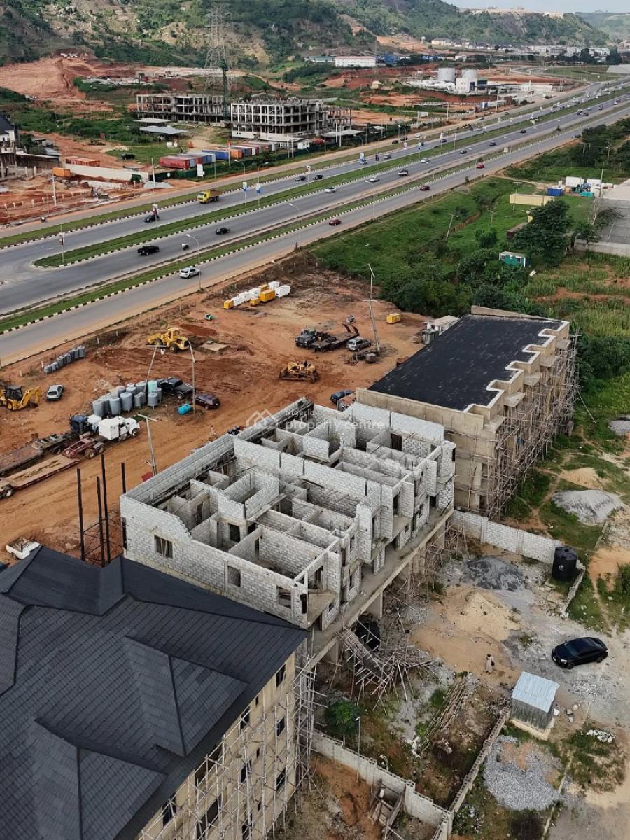 Carcass 4 Units of 4 Bedroom Terrace Duplex with Bq Each, Jahi, Abuja, Terraced Duplex for Sale