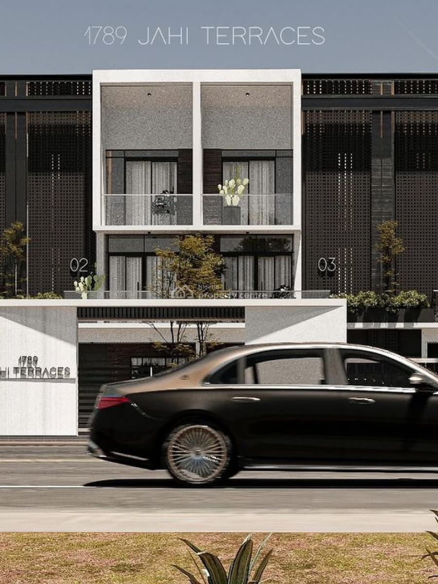 Carcass 4 Units of 4 Bedroom Terrace Duplex with Bq Each, Jahi, Abuja, Terraced Duplex for Sale
