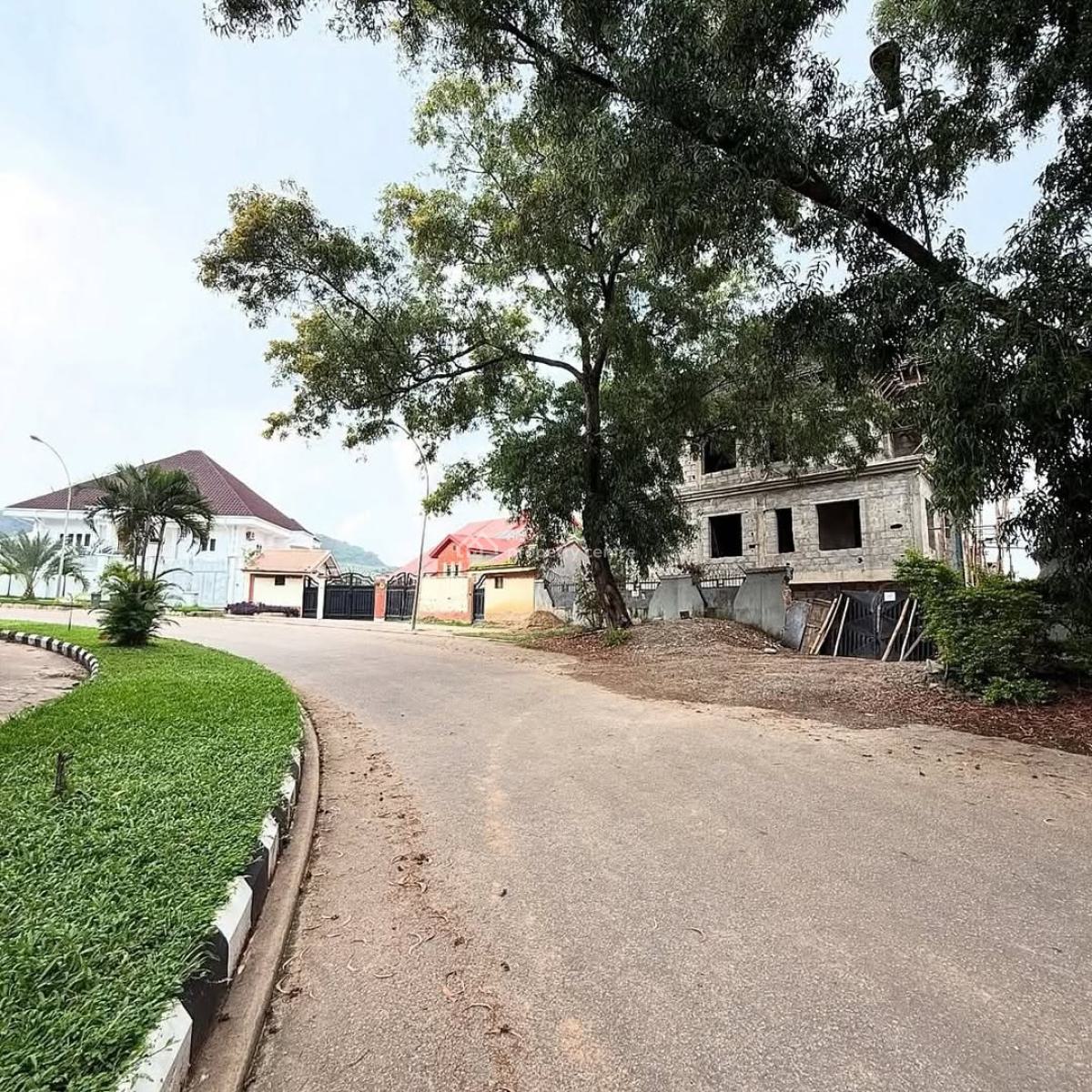 Carcass 5 Bedroom Fully Detached Duplex with Bq, Swimming Pool, Panama Street, Maitama District, Abuja, Detached Duplex for Sale
