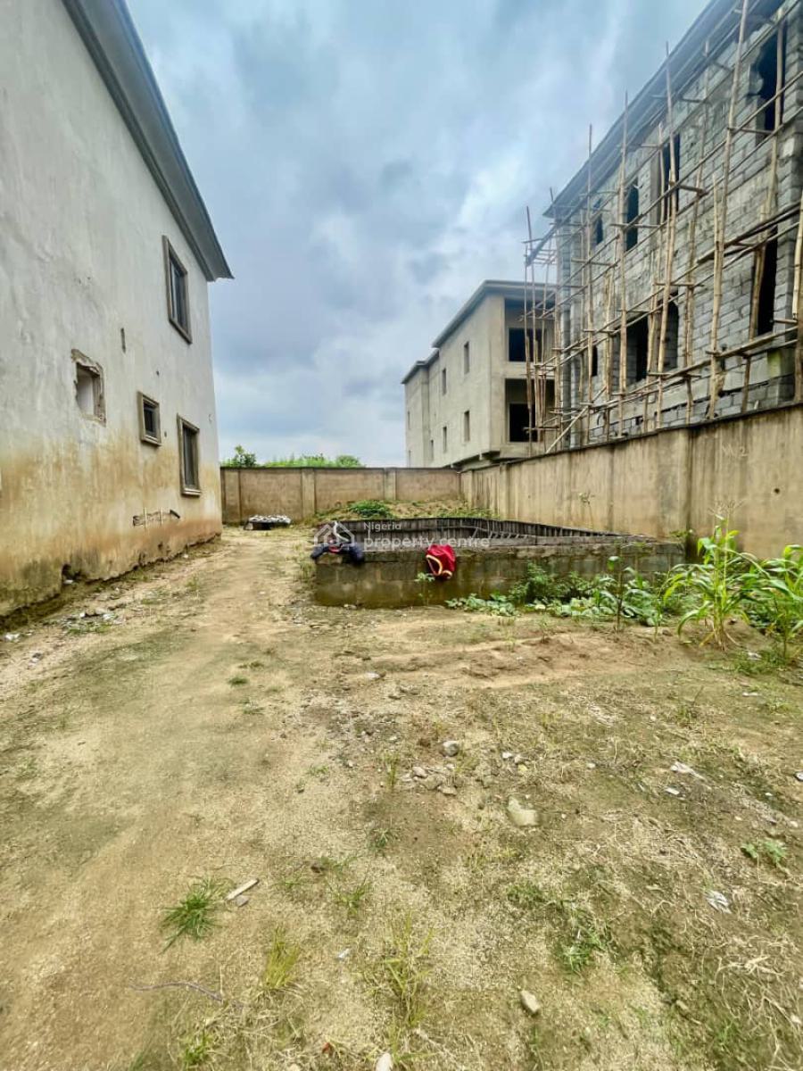 an Advanced Semi-finished 6 Bedroom Fully Detached Duplex with Bq, Gilmore, Jahi, Abuja, Detached Duplex for Sale