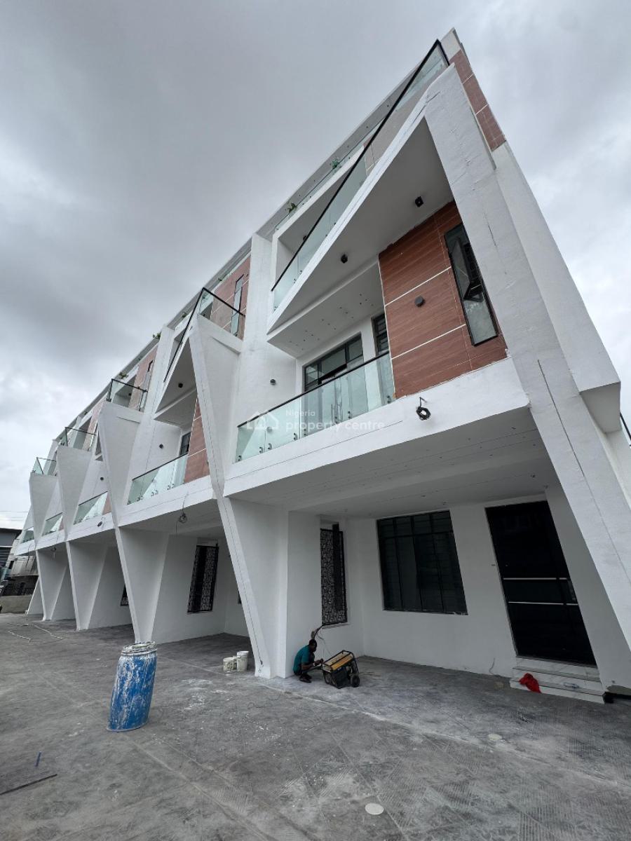 Contemporary 4 Bedroom Terrace Duplex with a Bq in Ikate, Ikate, Lekki, Lagos, Terraced Duplex for Sale