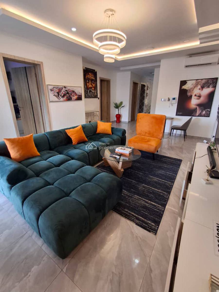 a Fully Furnished 2 Bedrooms with Excel, Beside Elegushi Beach, Lekki Phase 2, Lekki, Lagos, Flat / Apartment for Rent